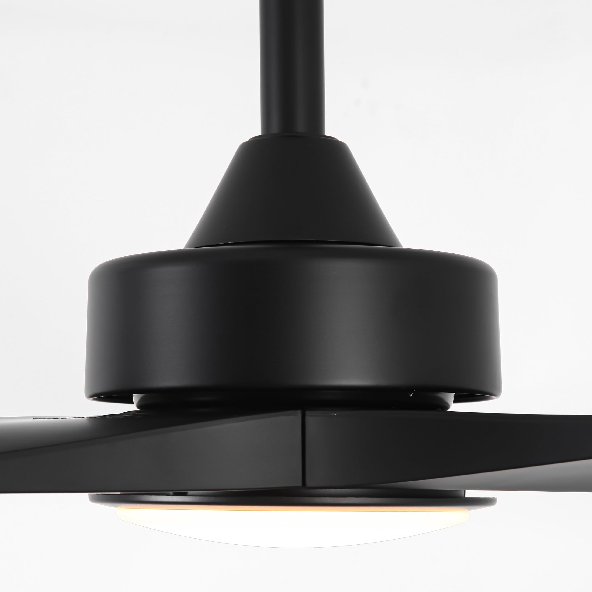 60" Modern Farmhouse Ceiling Fan with Light & Remote – Matte Black, 5-Blade, Quiet DC Motor - Image 9