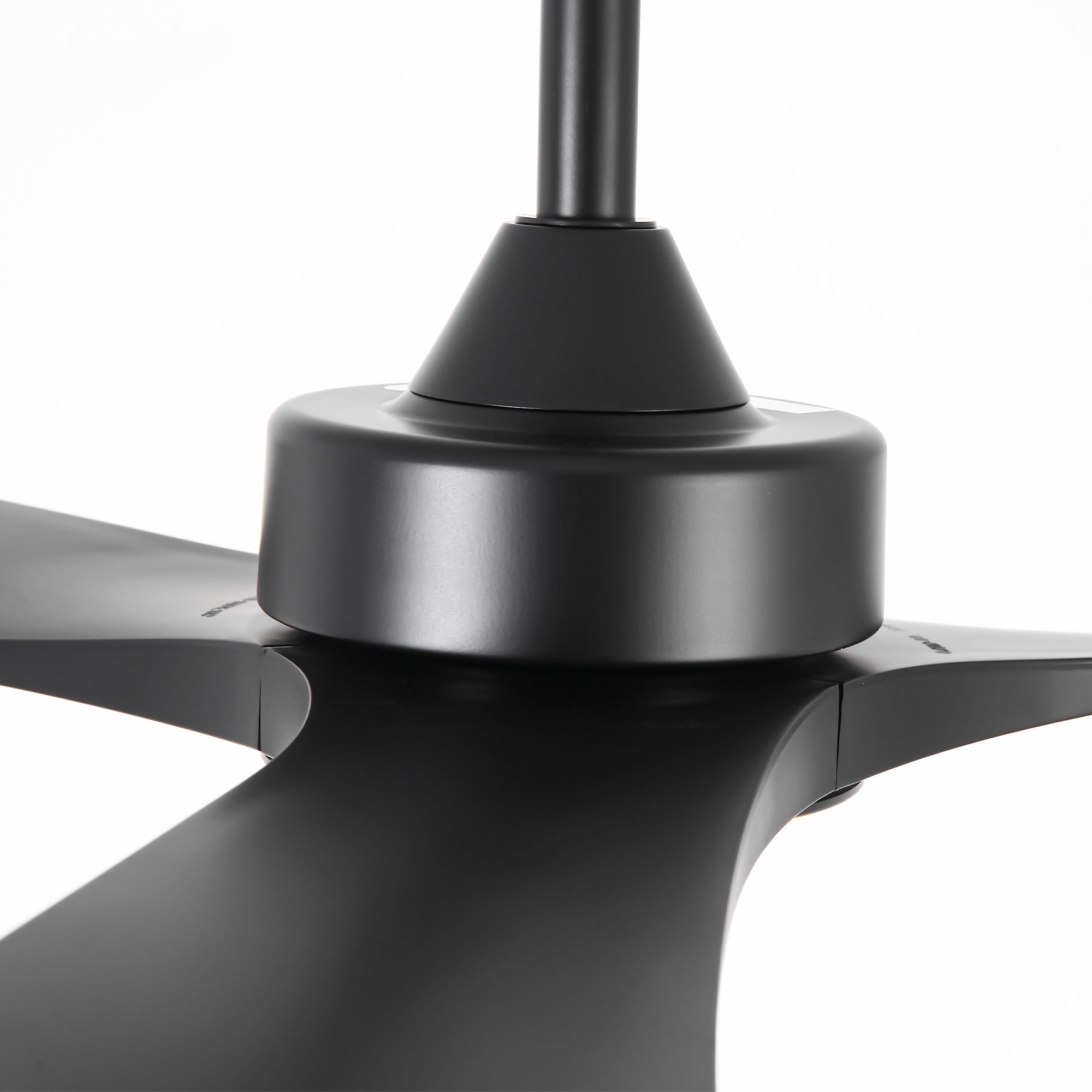 60" Modern Farmhouse Ceiling Fan with Light & Remote – Matte Black, 5-Blade, Quiet DC Motor - Image 8